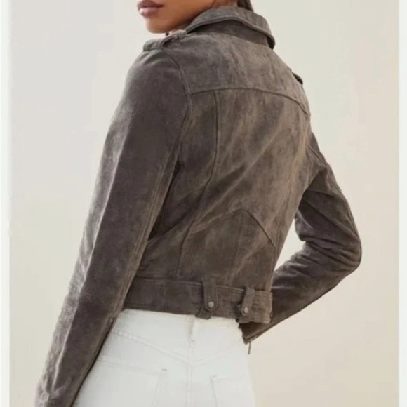 Blank NYC gray suede jacket, size large - Picture 2 of 8